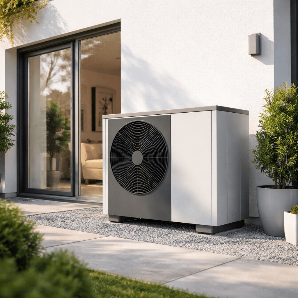 Heat pump at a detached house – installation by Montali Berlin